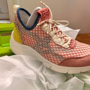 NEW Sam Edelman Pink and Yellow Sneakers